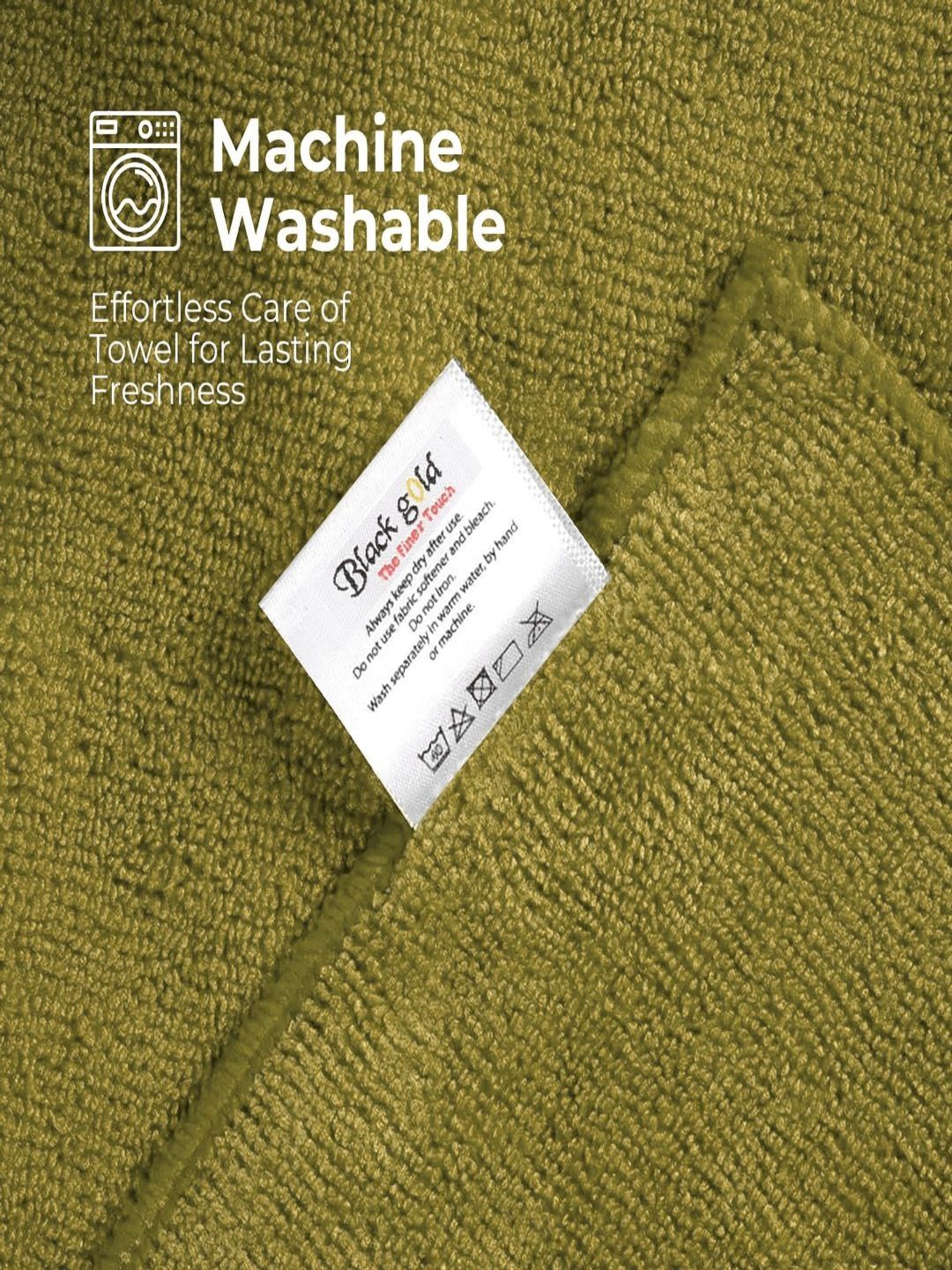 Black gold Green 3 Other 400 GSM Bath Towel-picture-28