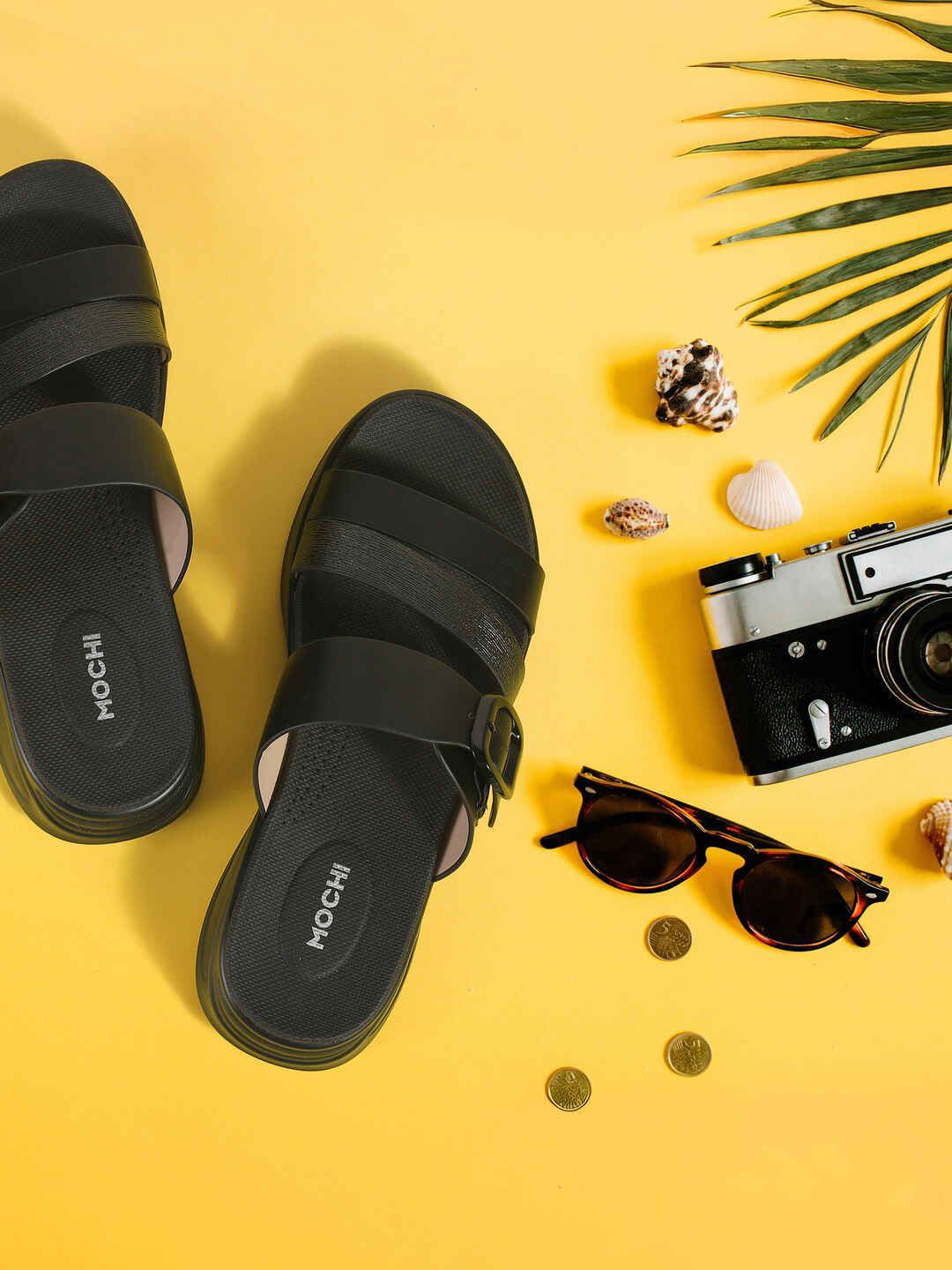 Mochi Women Open Toe Flatform Mules-picture-13