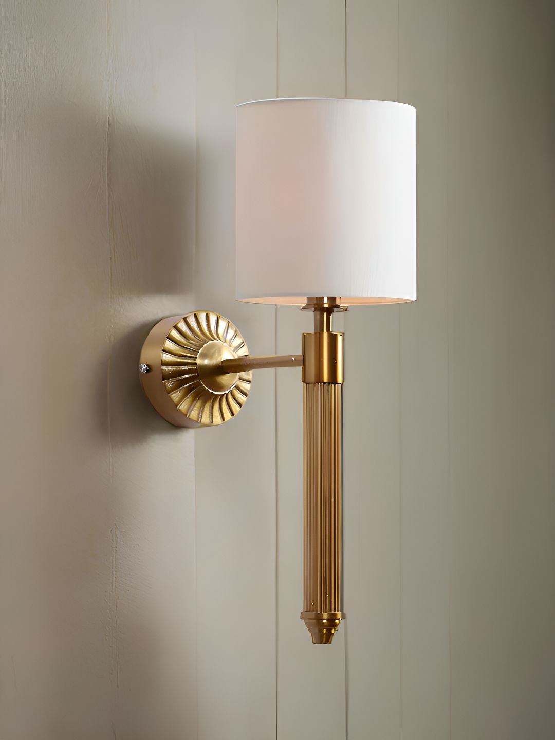 akway Beige Metal Cylinder Shaped Wall Lamp-picture-39
