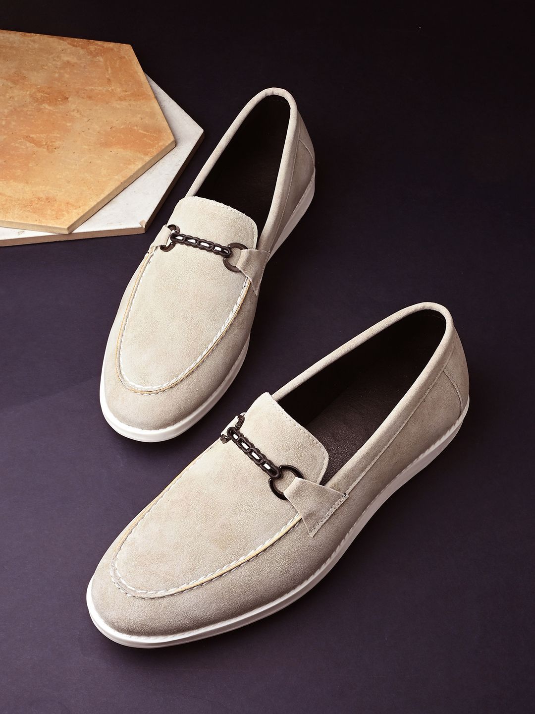 Mactree Men Suede Loafers-picture-25