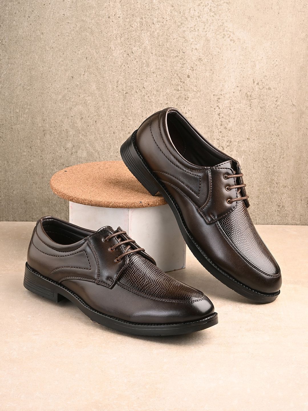 INVICTUS Men Leather Formal Derbys-image-37