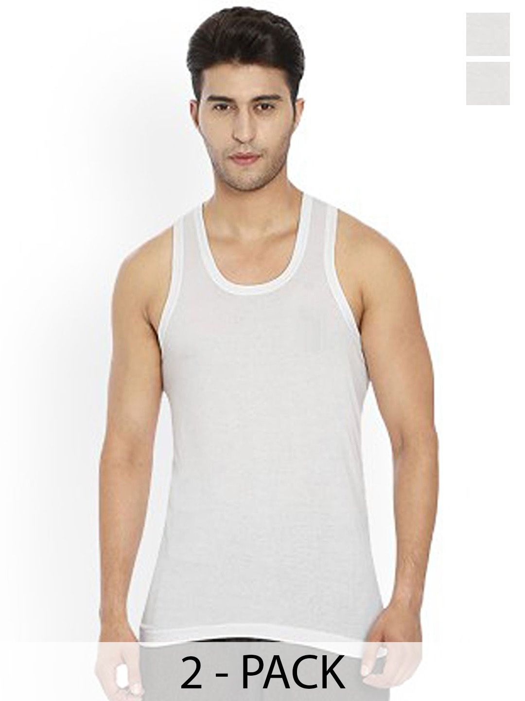 CAVENDERS Pack Of 2 Scoop Neck Long Lasting Basic Vests - c61=SWIFT---2---85-picture-51