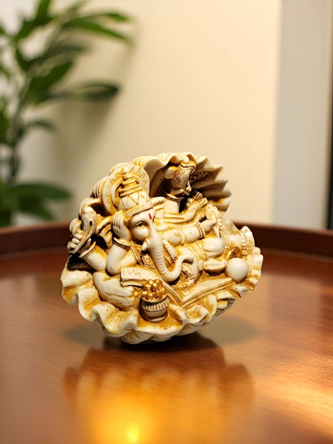 GLOBAL AROMA Yellow Religious Idol Showpiece-image-19