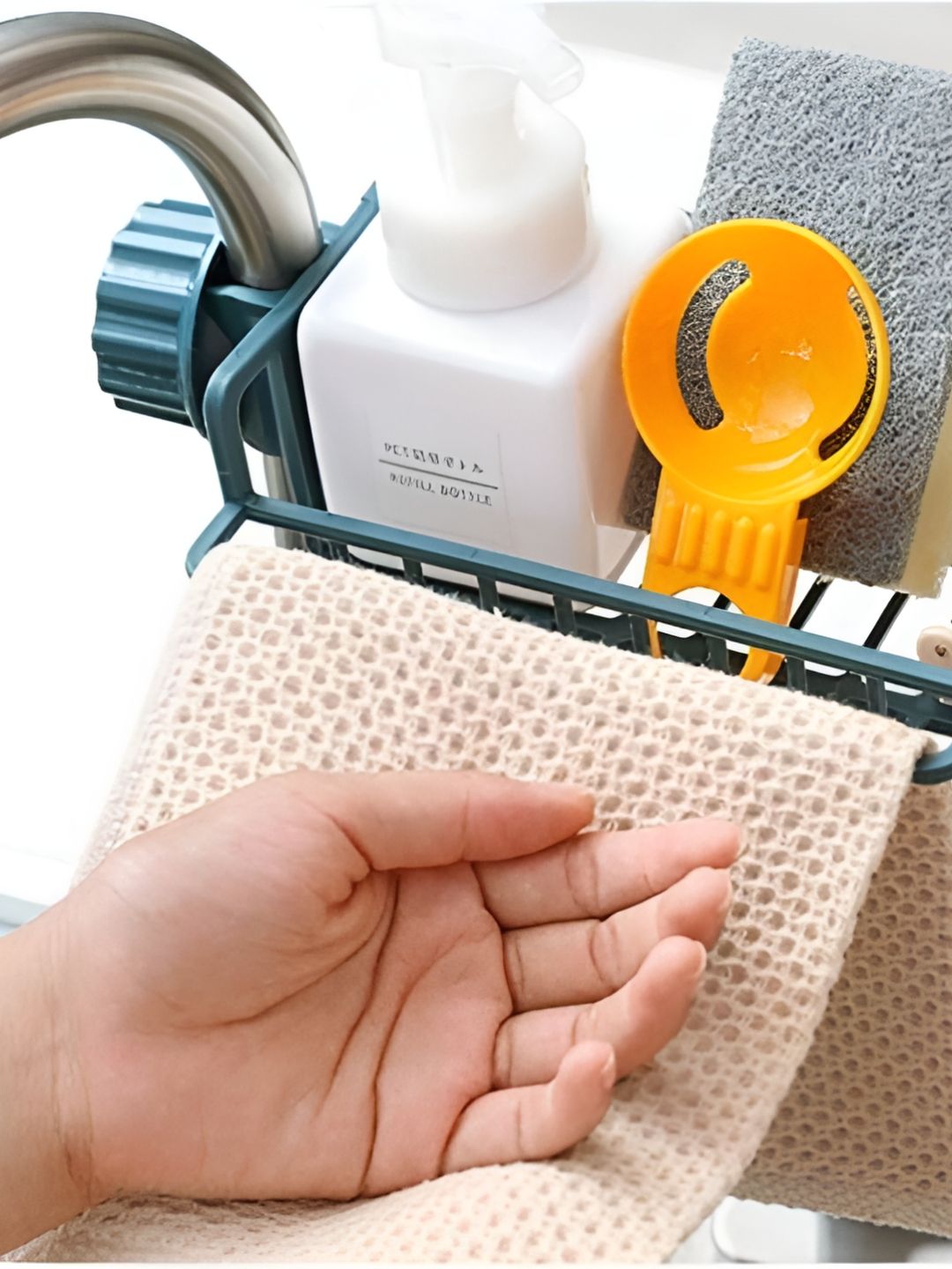 upkaranwale Kitchen Sink Rack Faucet Rack Bathroom Faucet Storage Rack-image-37