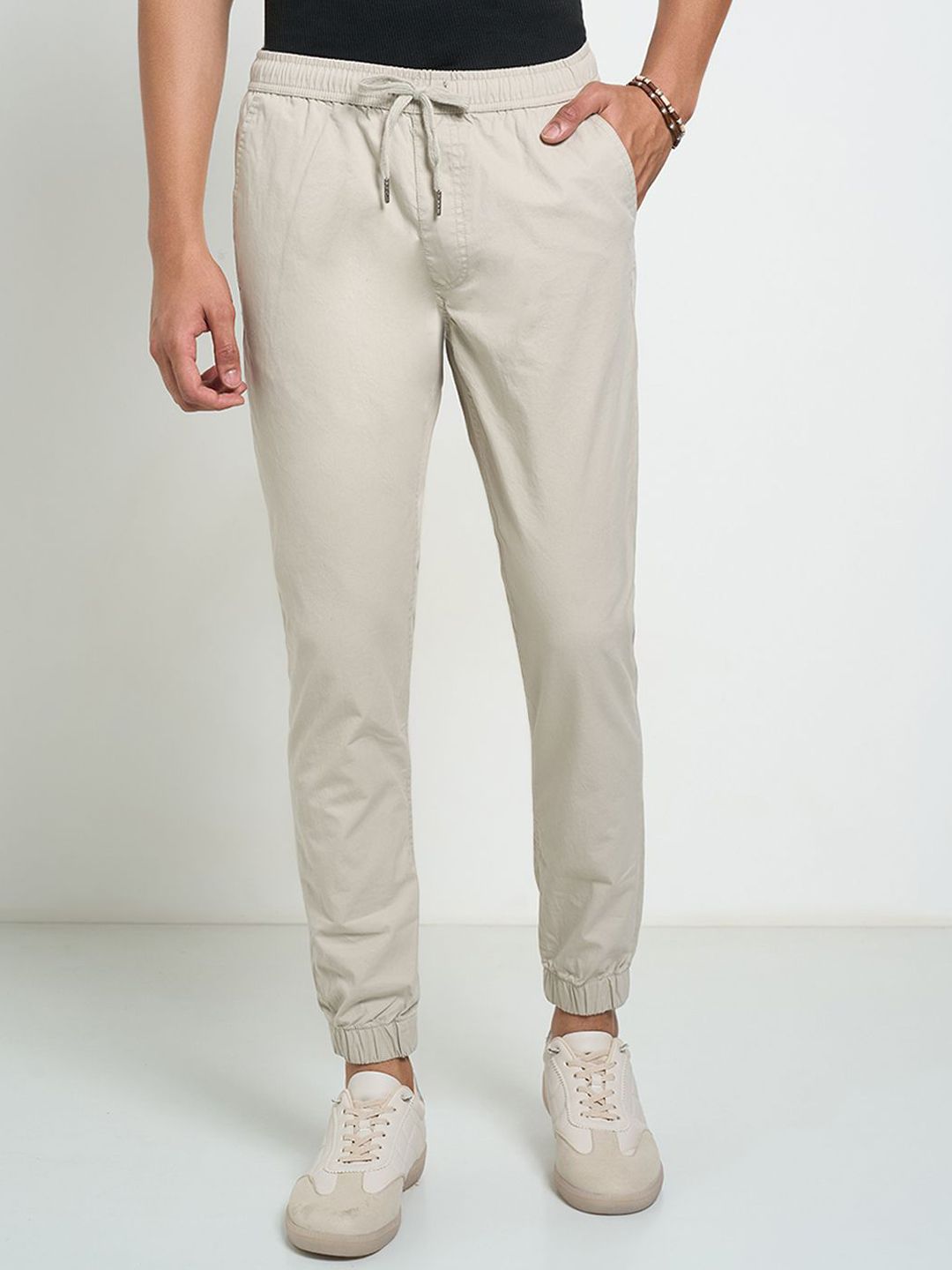 7 Alt by Pantaloons Men Mid Rise Slim Fit Joggers-picture-16