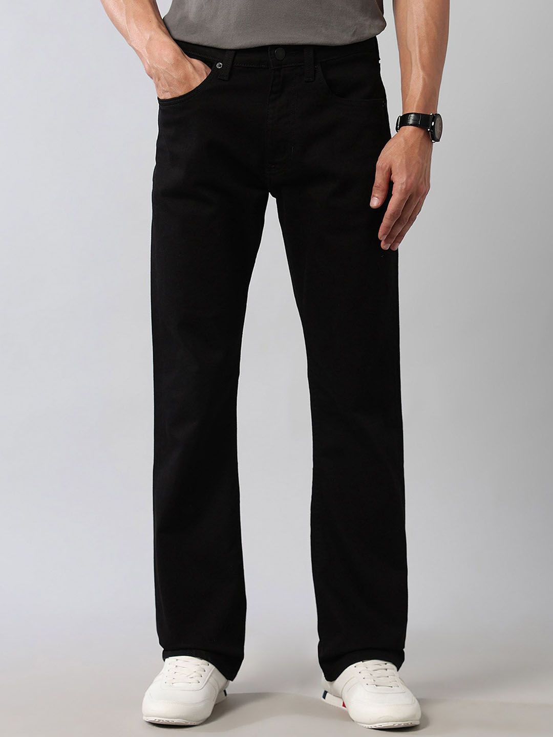 U.S. Polo Assn. Denim Co. Men Classic Bootcut Mid-Rise Cotton Jeans-picture-47