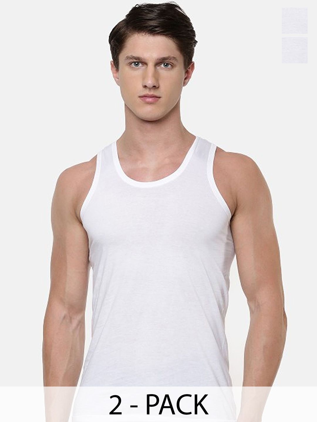 CAVENDERS Pack Of 2 Scoop Neck Innerwear Vests - c18=SWIFT---2---85-image-47