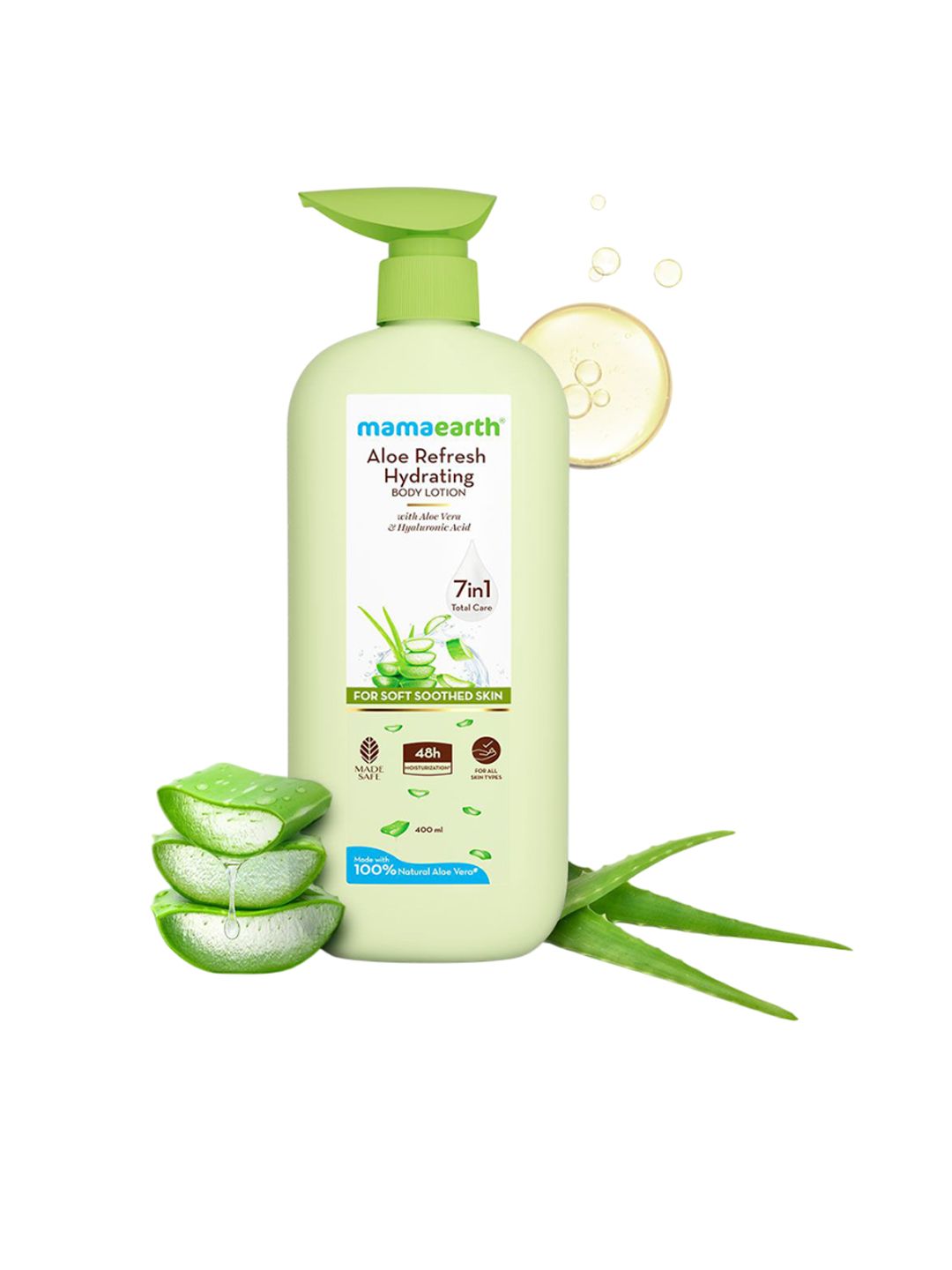 Mamaearth Aloe Refresh Hydrating Body Lotion With Aloe Vera & Hyaluronic Acid - 400 ml-picture-11
