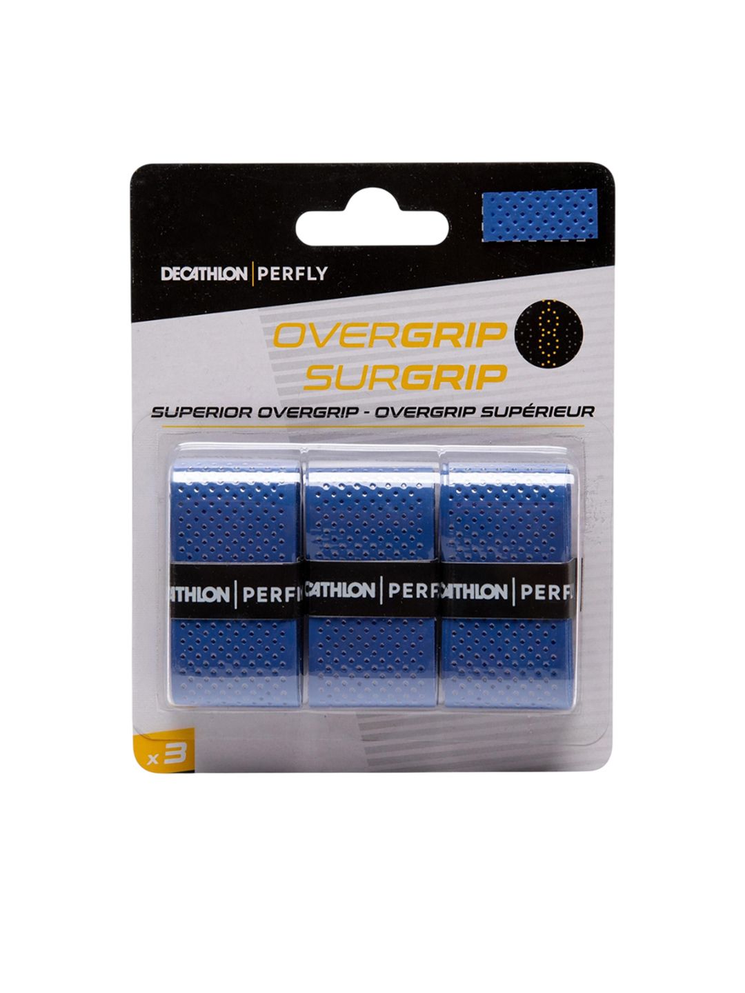 PERFLY By Decathlon Pack Of 3 Badminton Superior Overgrip-image-29
