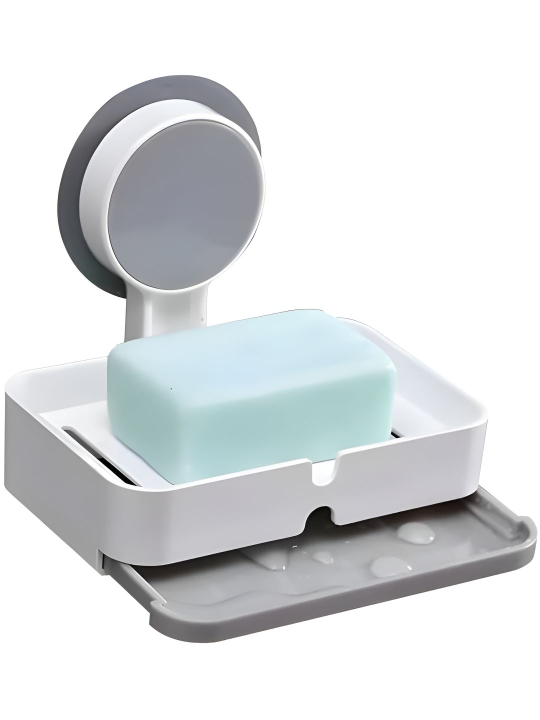 upkaranwale White Solid Plastic Soap Dish-image-38