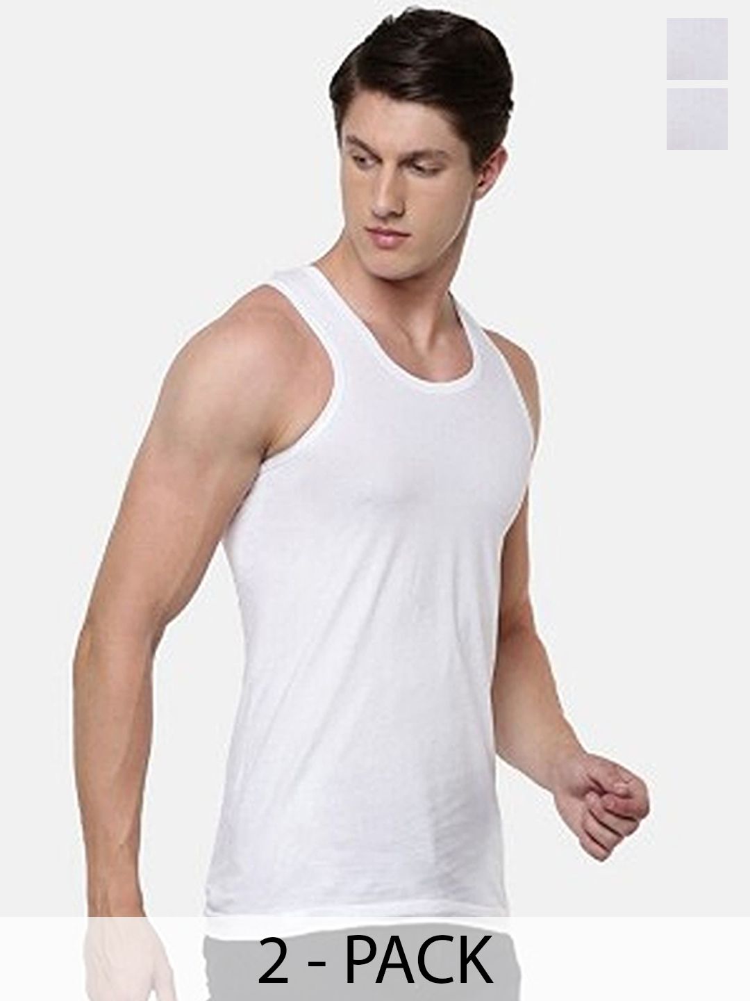 CAVENDERS Pack Of 2 Scoop Neck Long Lasting Basic Vests - c16=SWIFT---2---85-picture-39