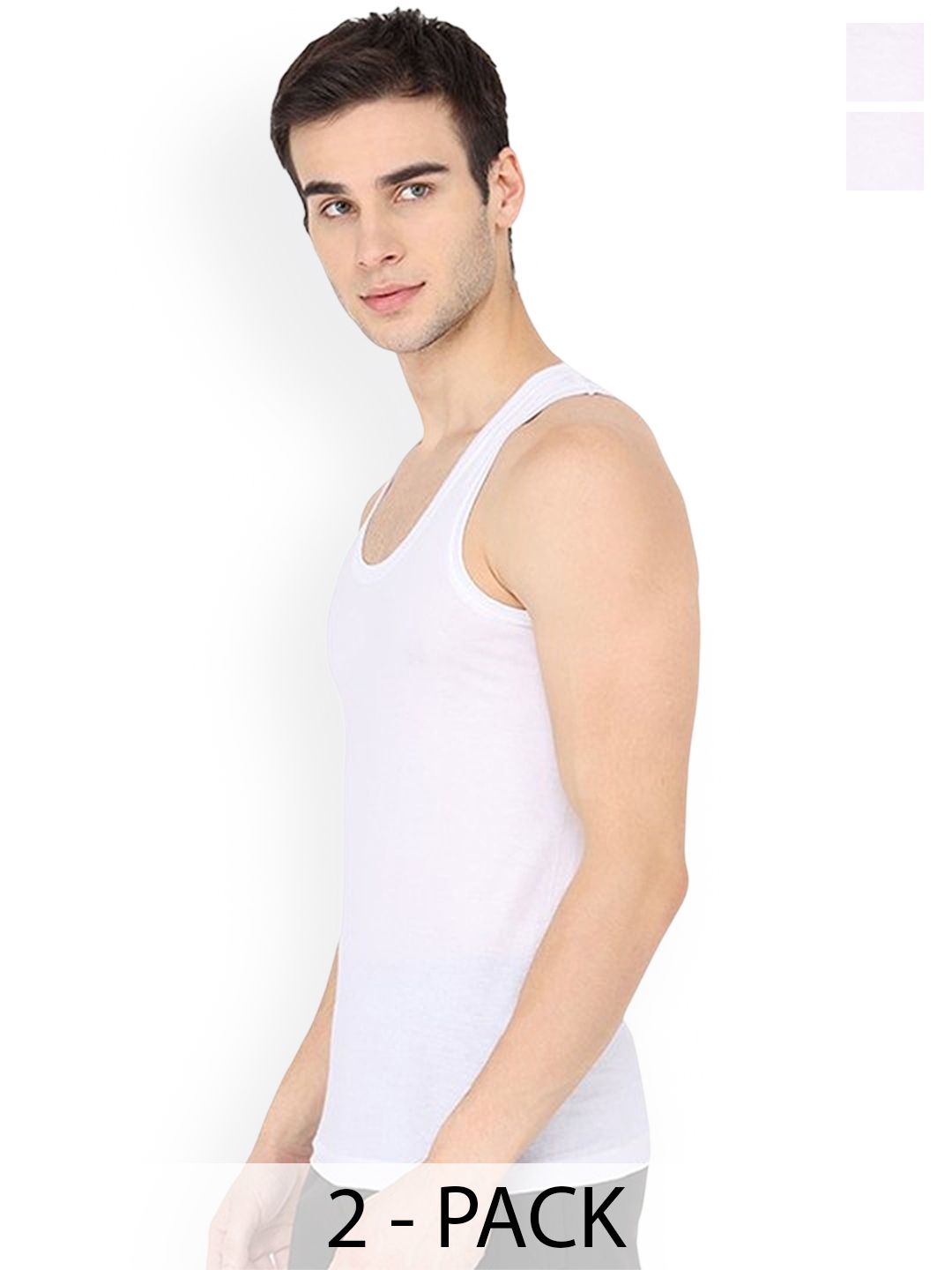 CAVENDERS Pack Of 2 Scoop Neck Innerwear Vests - c31=SWIFT---2---85-picture-46