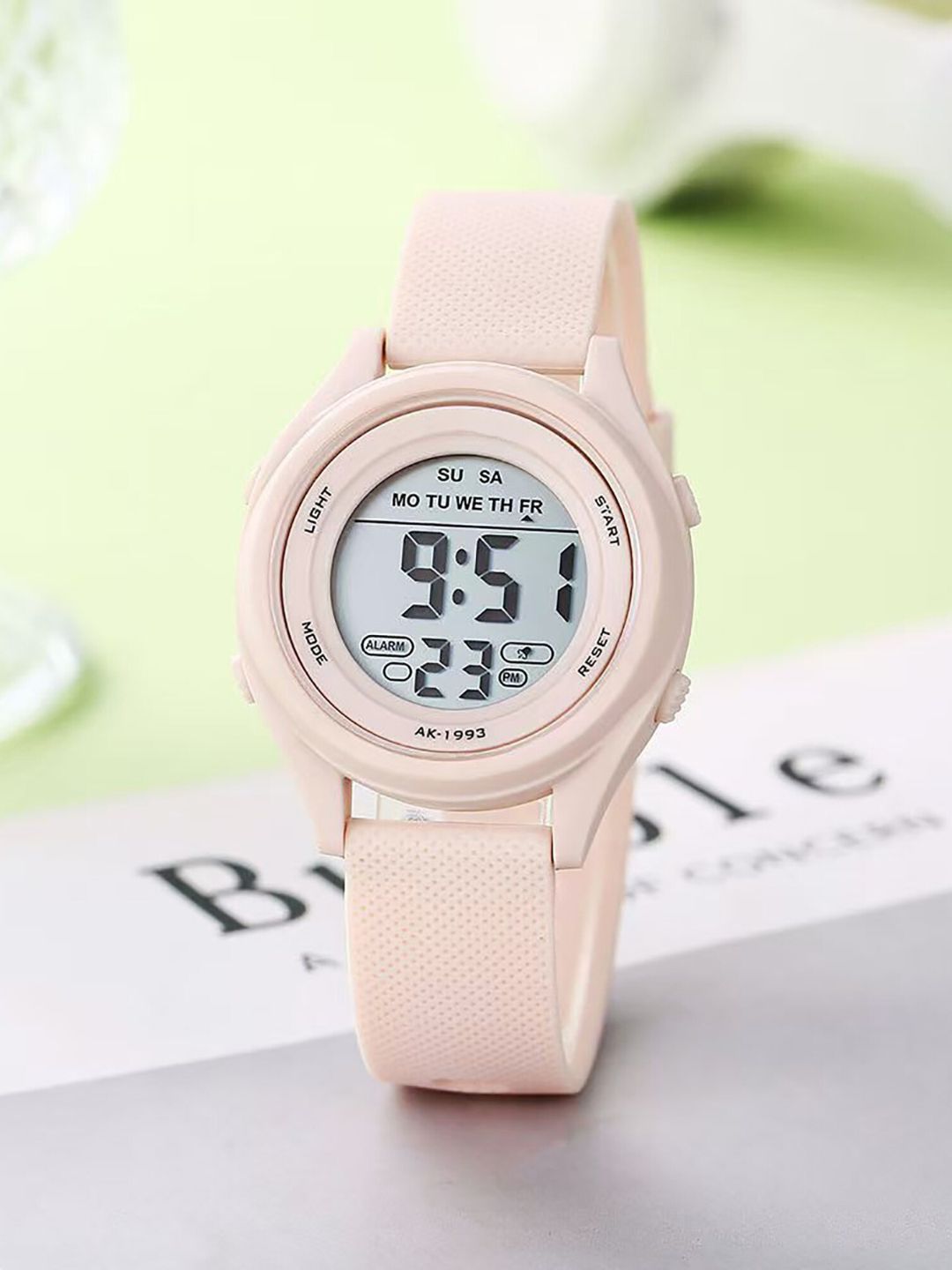 ON TIME OCTUS Women Embellished Dial & Wrap Around Straps Digital Watch DIGITAL-027 PINK-picture-34