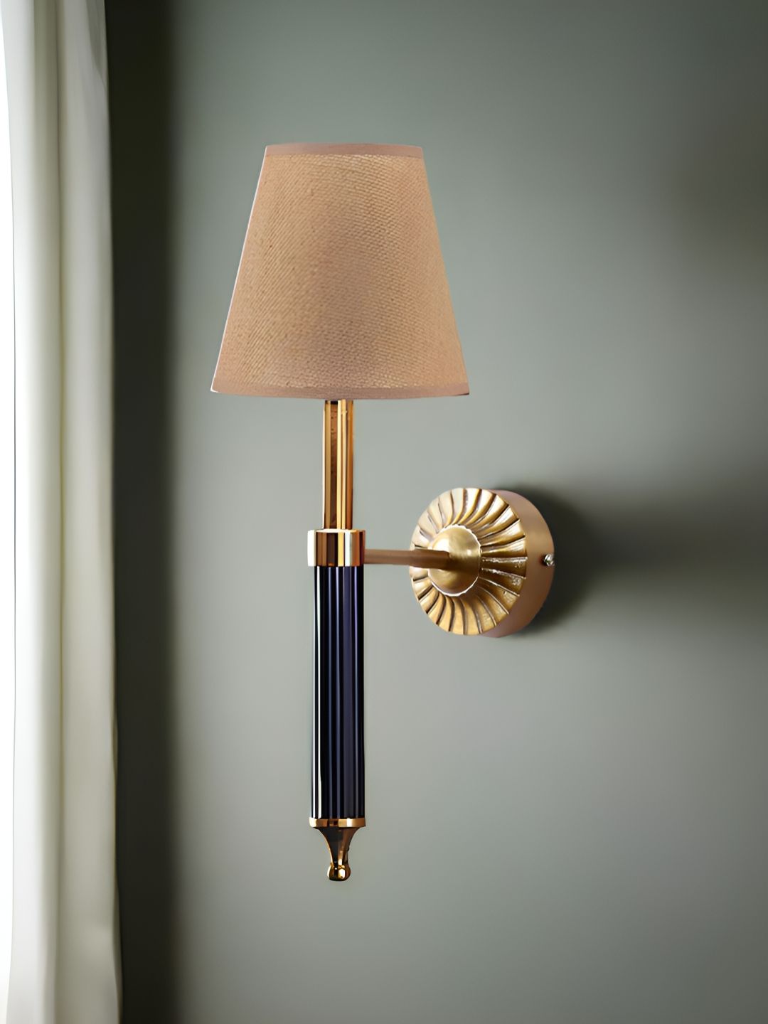 akway Beige Metal Cylinder Shaped Wall Lamp-picture-29