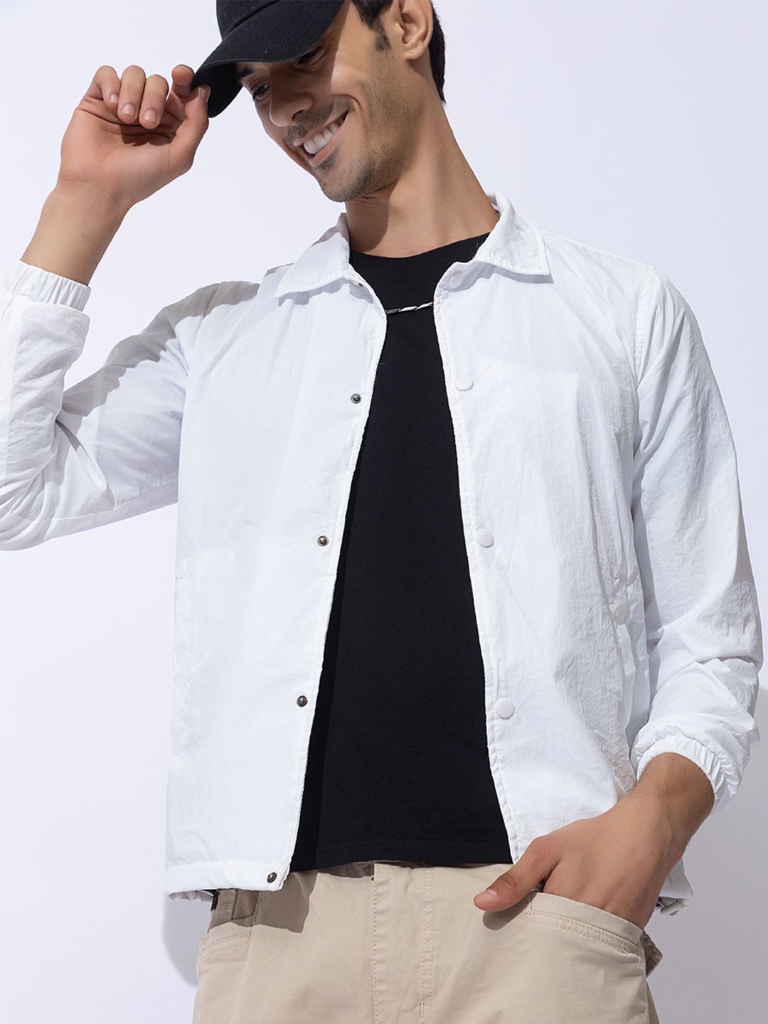 ARMISTO Shirt Collar Rain Jacket-image-4