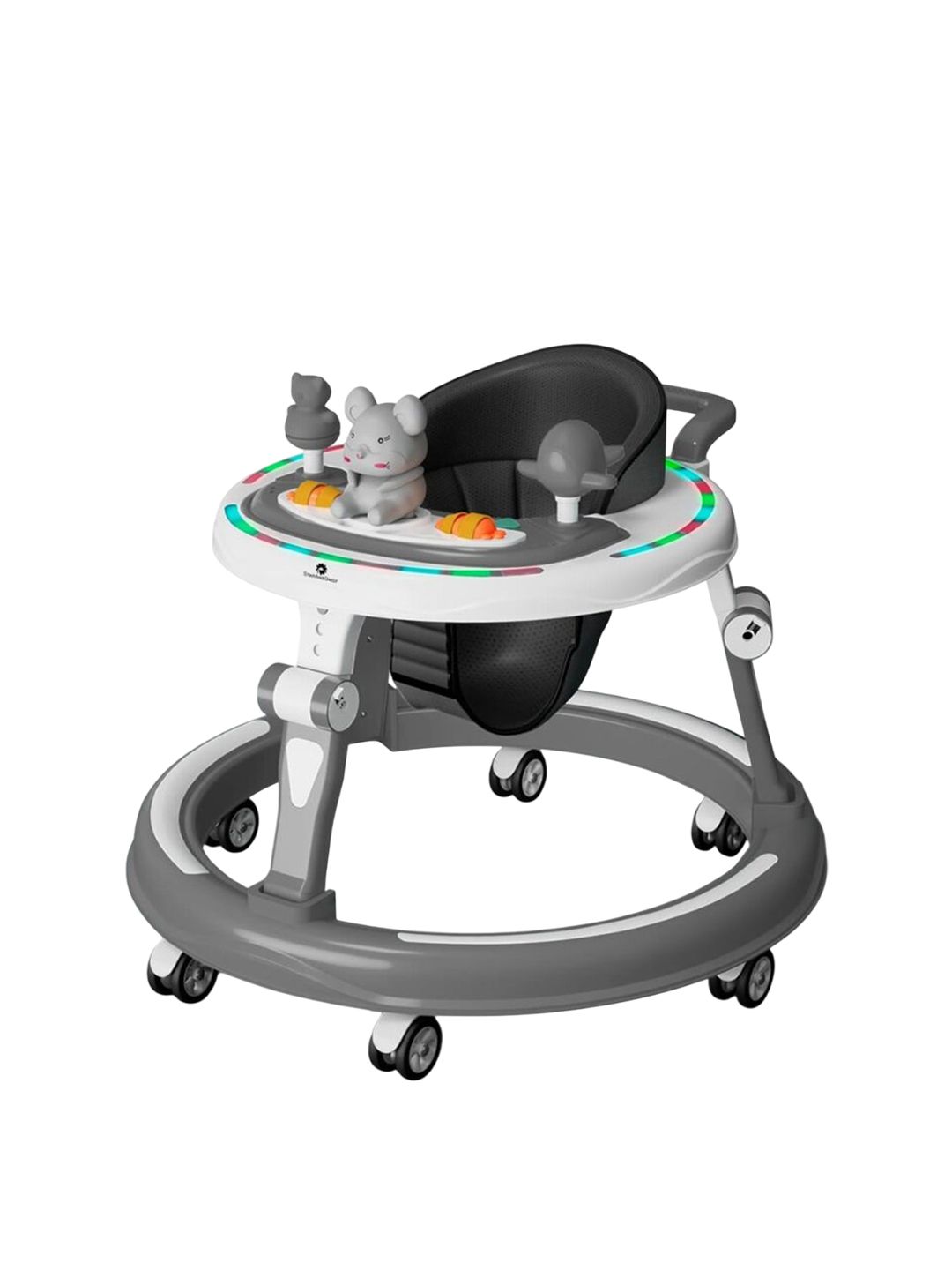 StarAndDaisy Infants 360 Baby Walker With Height Adjustment & Music Tray-picture-13