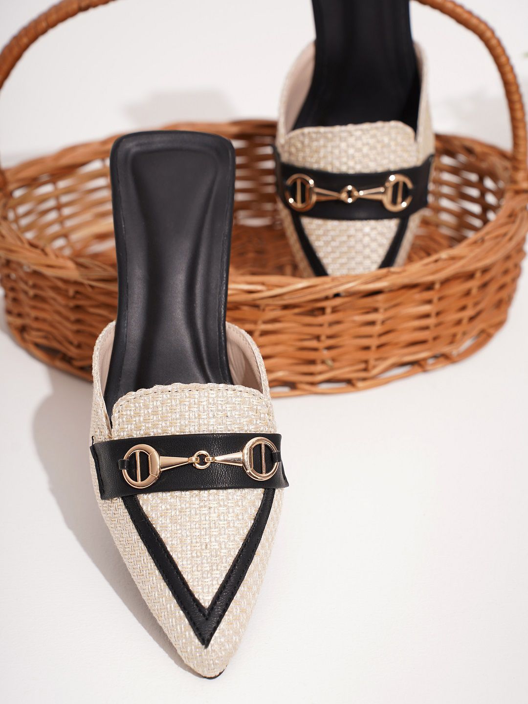 Froh Feet Women Printed Block Mules