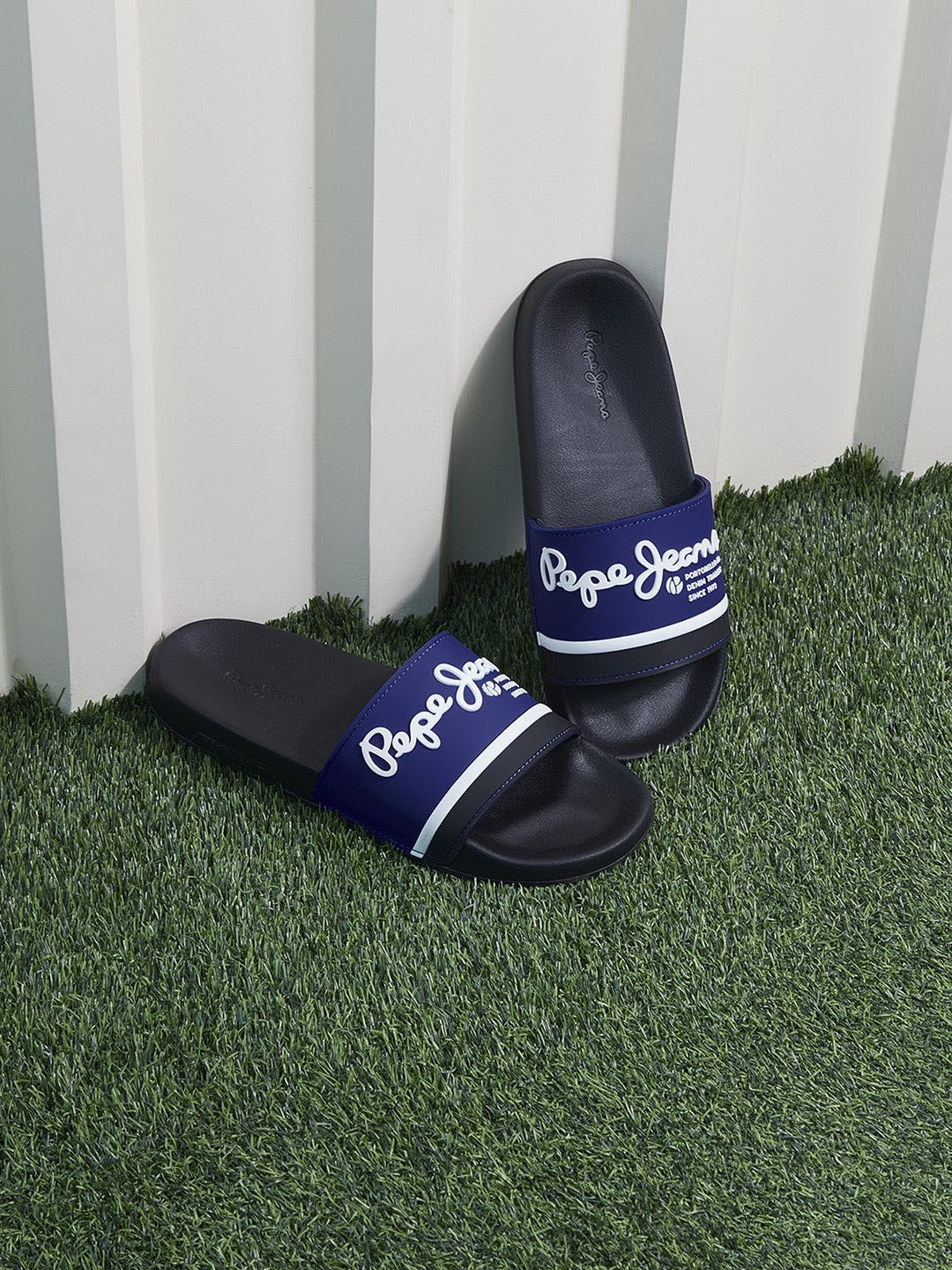 Pepe Jeans Men Printed Sliders-image-14