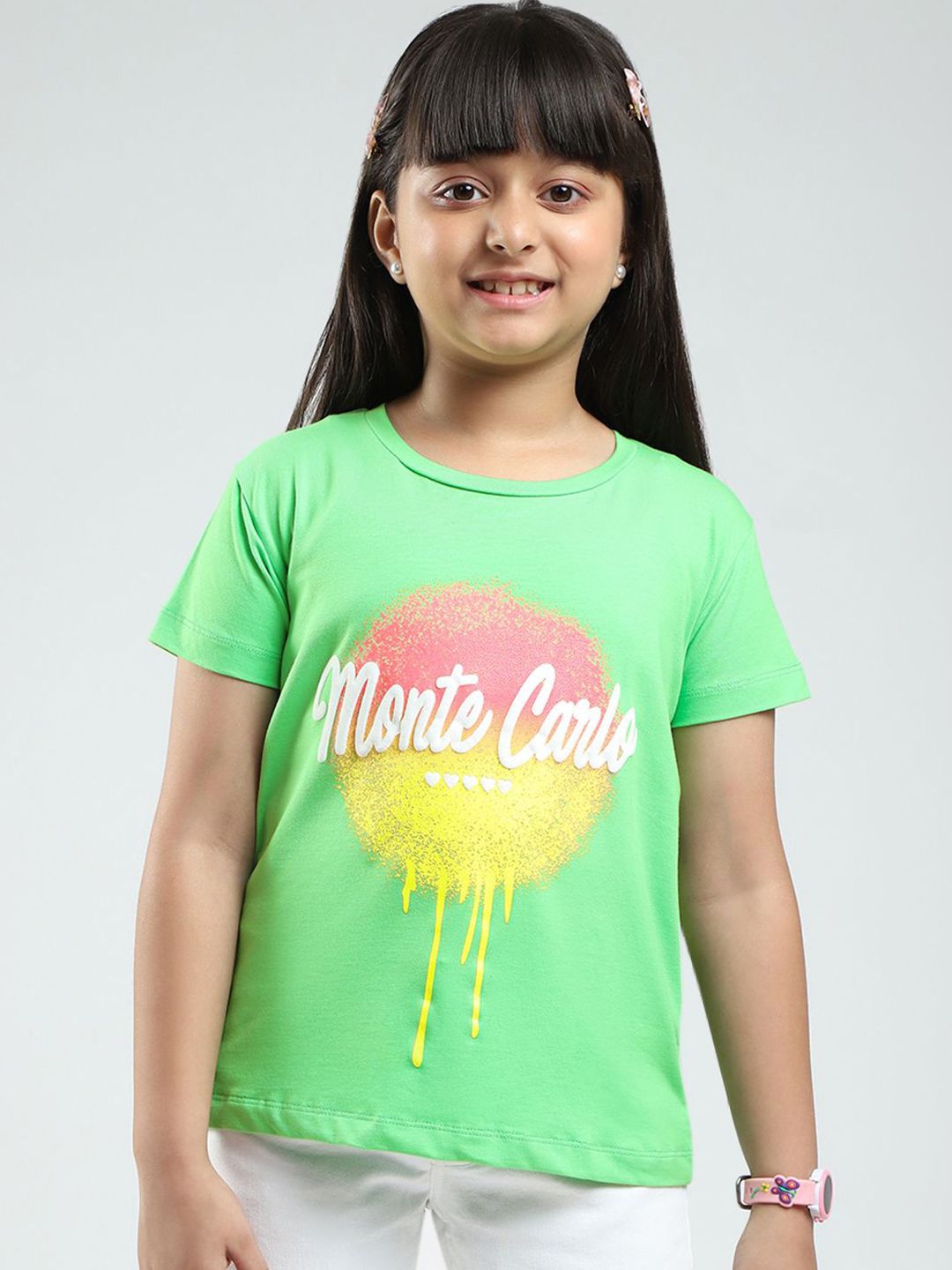 Monte Carlo Girls Printed Round Neck Top-picture-36