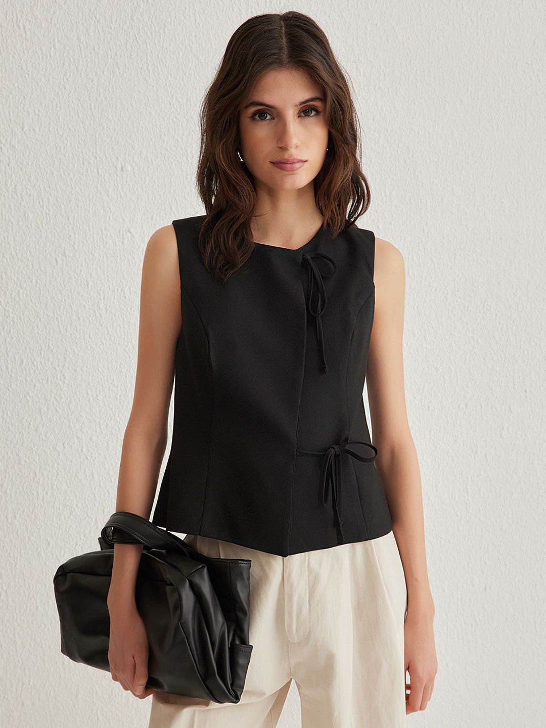 Trendyol Tie Up Waistcoat-picture-25