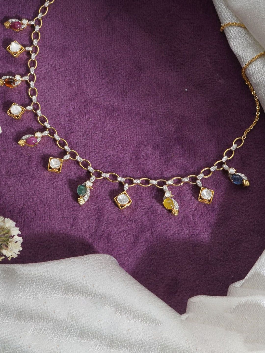 Polki Stories By Raniwala Women Polki Necklace-image-18