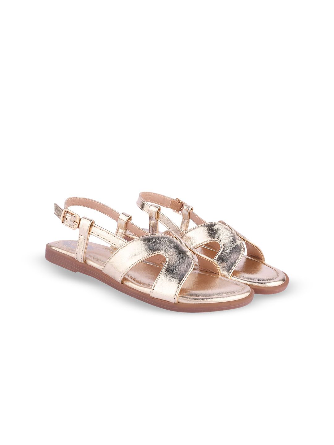 Stylestry Women Printed Open Toe Flats with Buckles-image-9