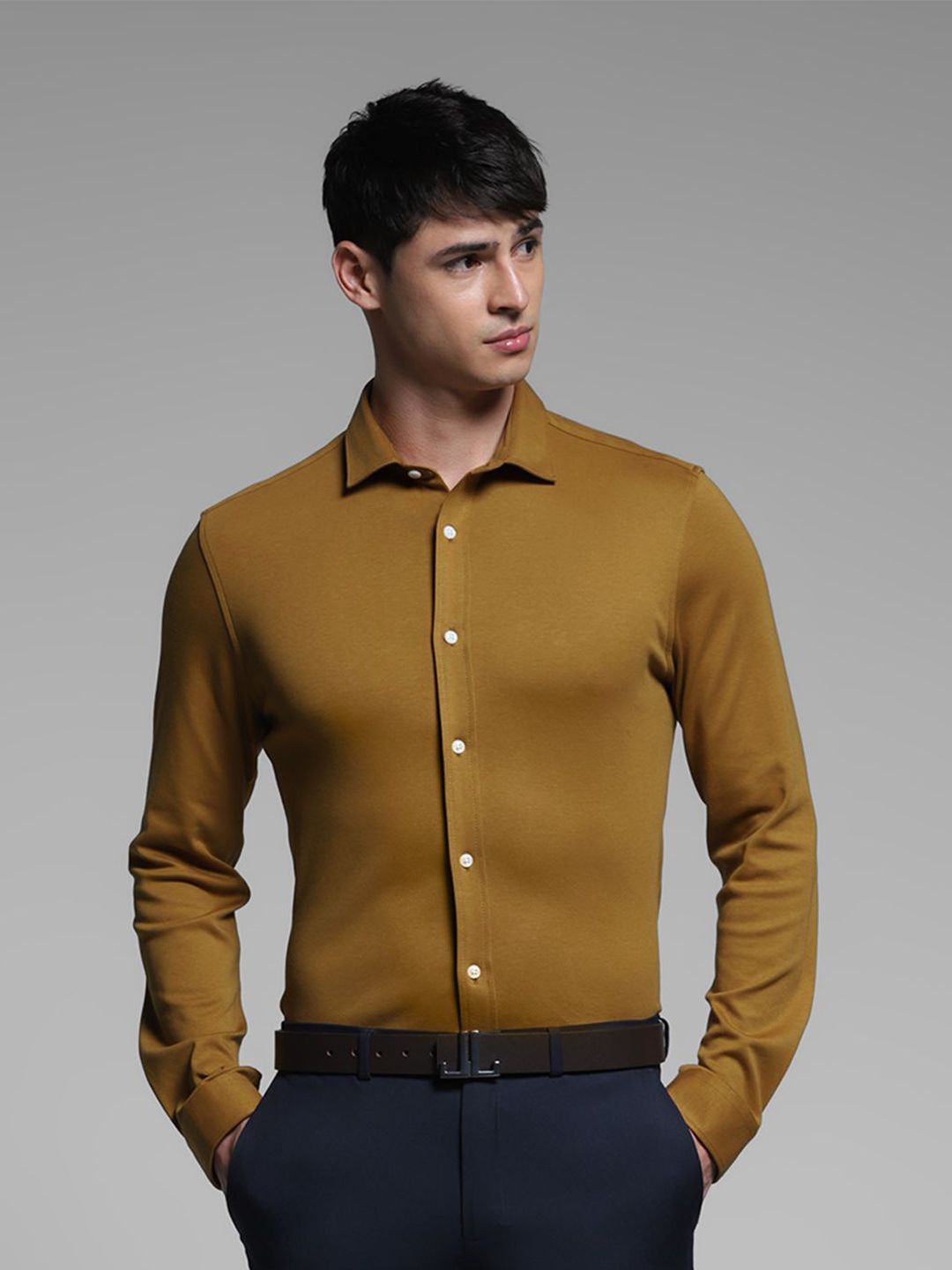 Jack & Jones Spread Collar Slim Fit Pure Cotton Shirt-picture-43