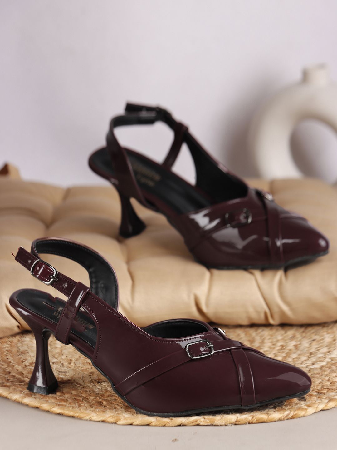 Try Me Stiletto Sandals with Buckles-picture-56