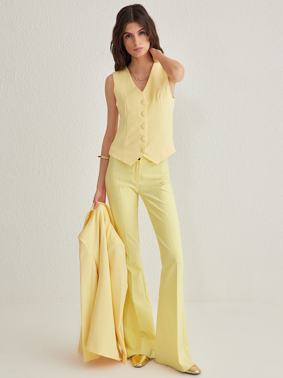 Trendyol V Neck Sleeveless Waistcoat-picture-17
