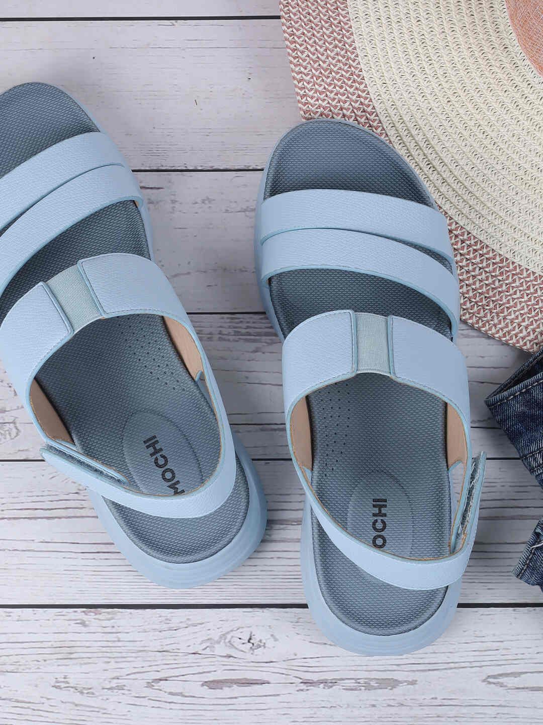 Mochi Women Open Toe Flats-picture-33