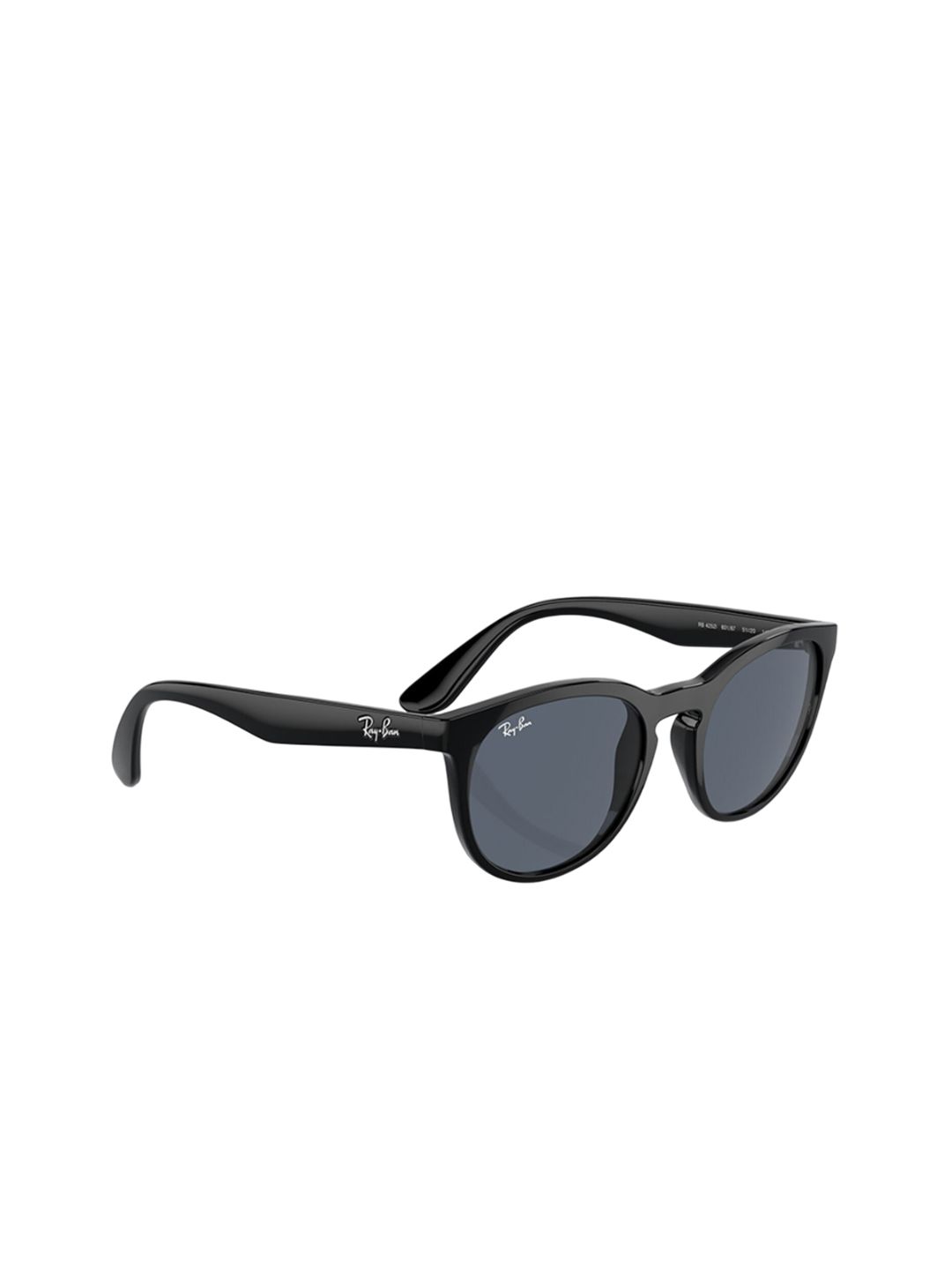 Ray-Ban Unisex Green Round Sunglasses with Black UV Protected Lens-picture-11