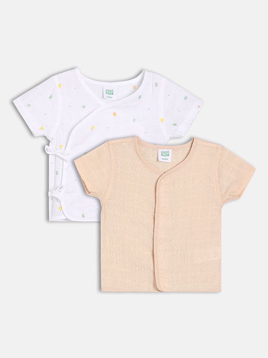 MINI KLUB Infant Boys Pack Of 2 Printed Cotton Front Open Vests 28NUFV854-picture-12