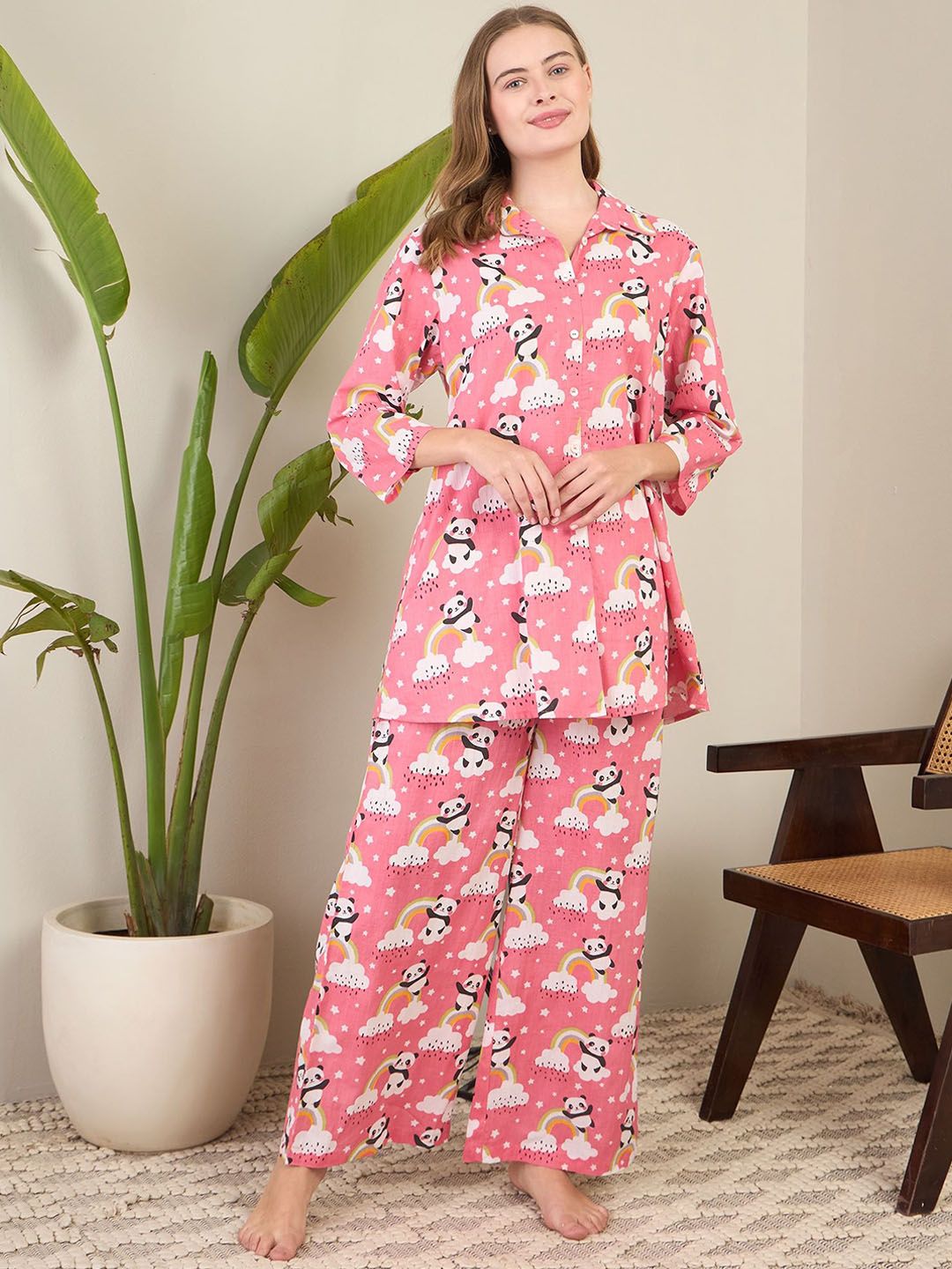 etc x fwd ETC Women Printed Night suit-picture-16