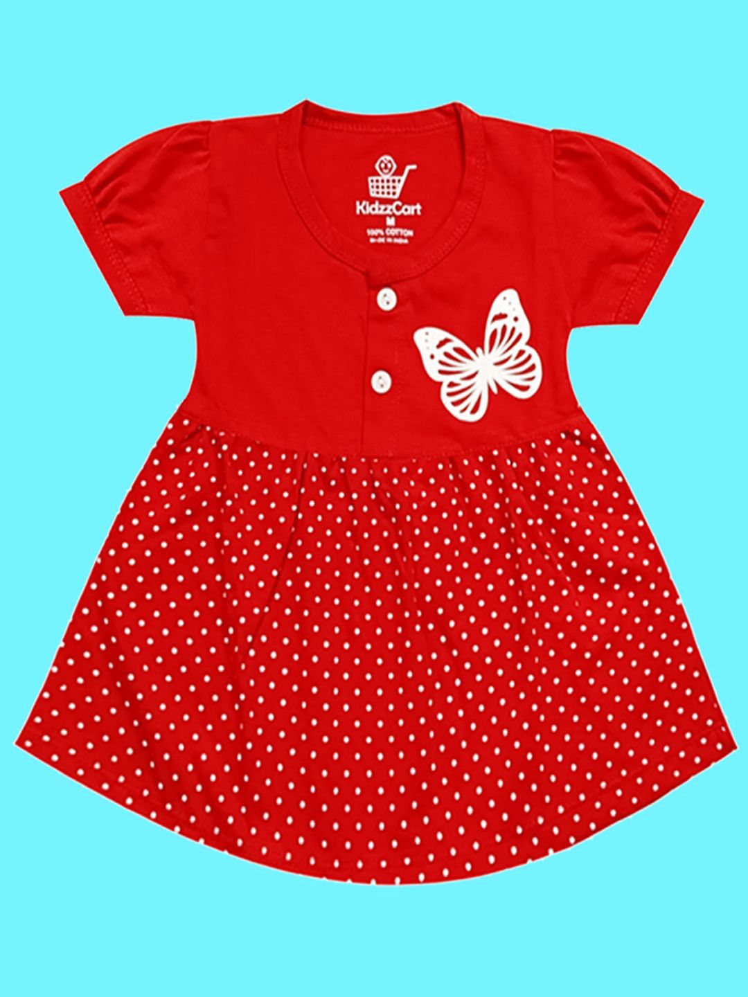 KidzzCart Polka Dot Print Fit & Flare Dress-picture-34