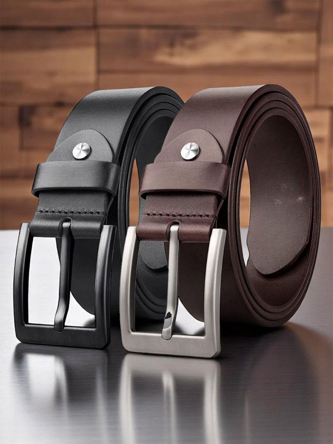 Provogue Men 2 Leather Formal Belt-picture-36