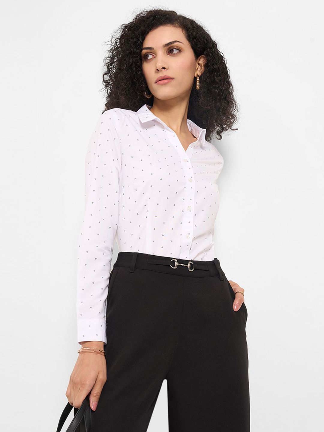 Annabelle by Pantaloons Geometric Printed Shirt Style Top-picture-14