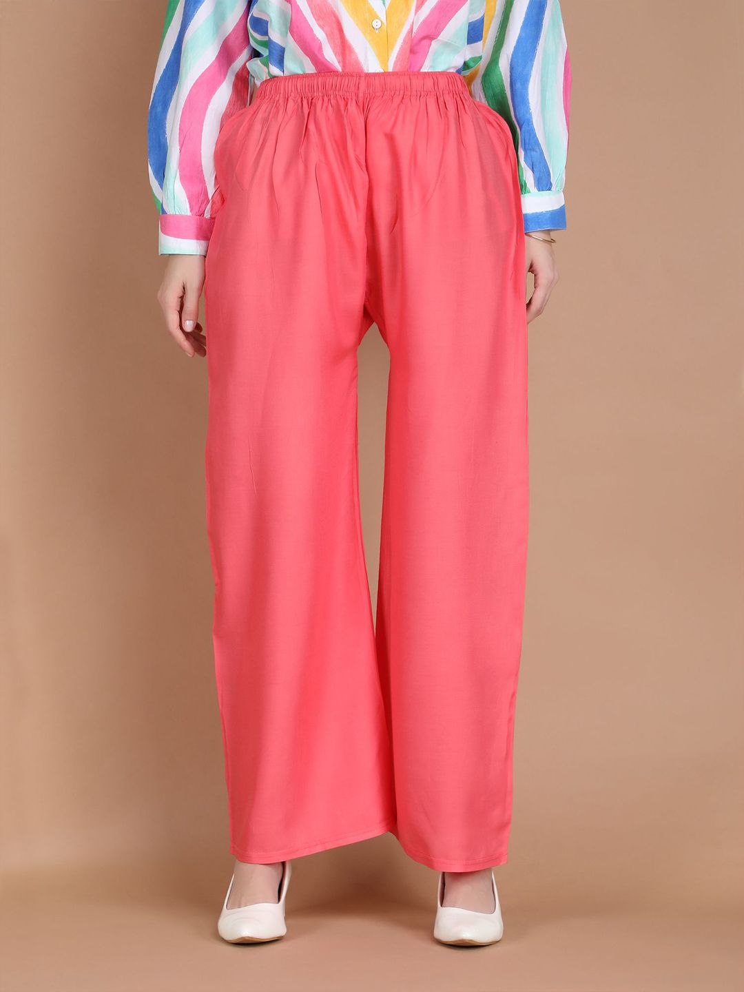 MICHAEL KOVLIN Women Knitted Ethnic Palazzos-picture-32