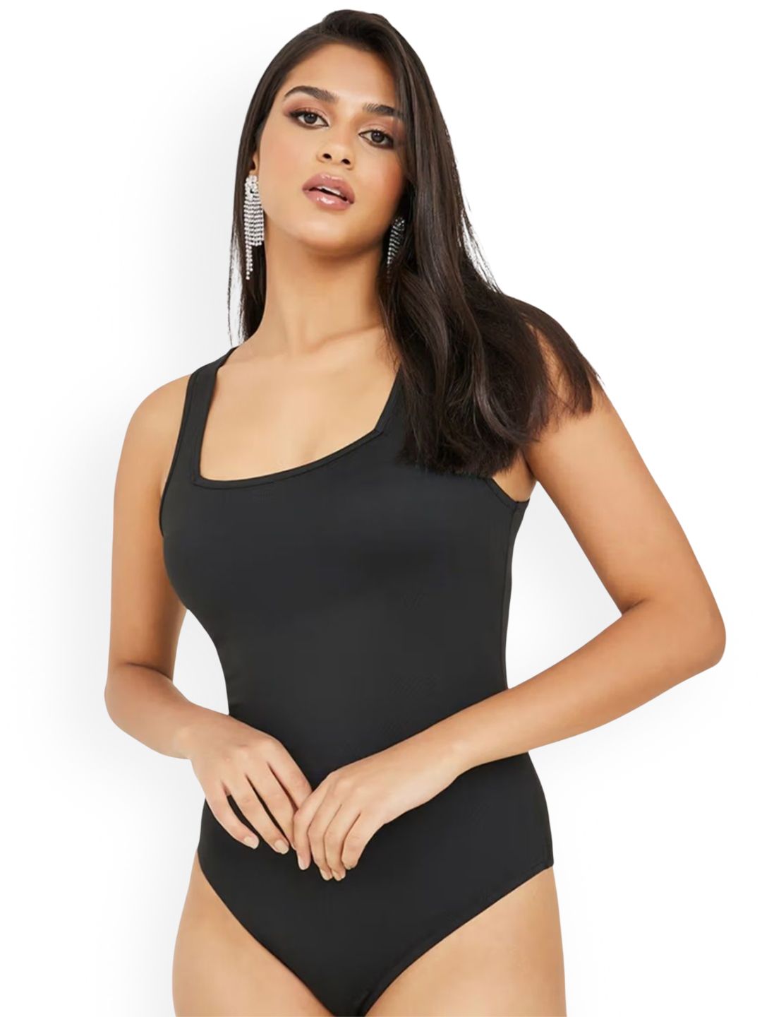 ZEROZABAR Women Ribbed Bodysuit-picture-11