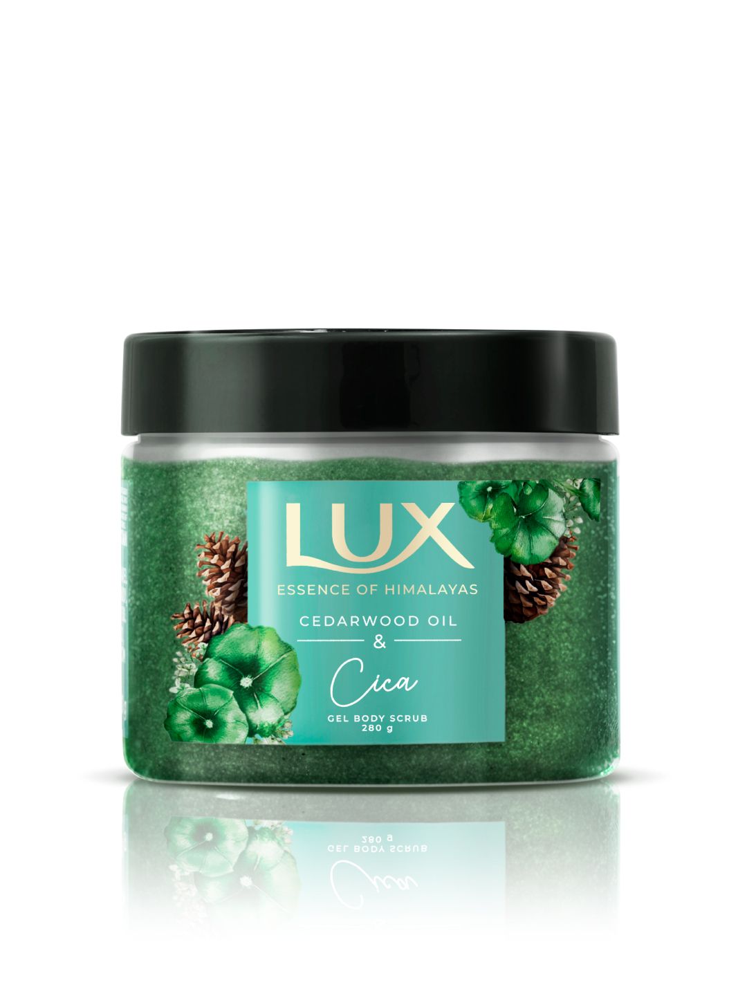LUX Essence of Himalayas Cedarwood Oil & Cica Gel Body Scrub - 280 g