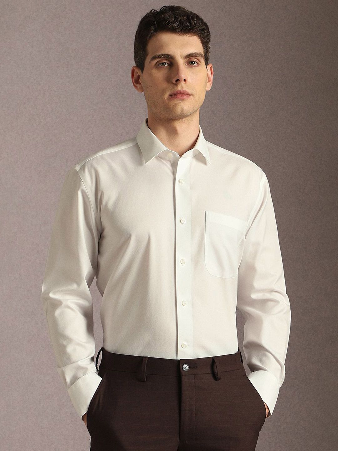 Luxure by Louis Philippe Long Sleeves Cotton Formal Shirt-picture-35
