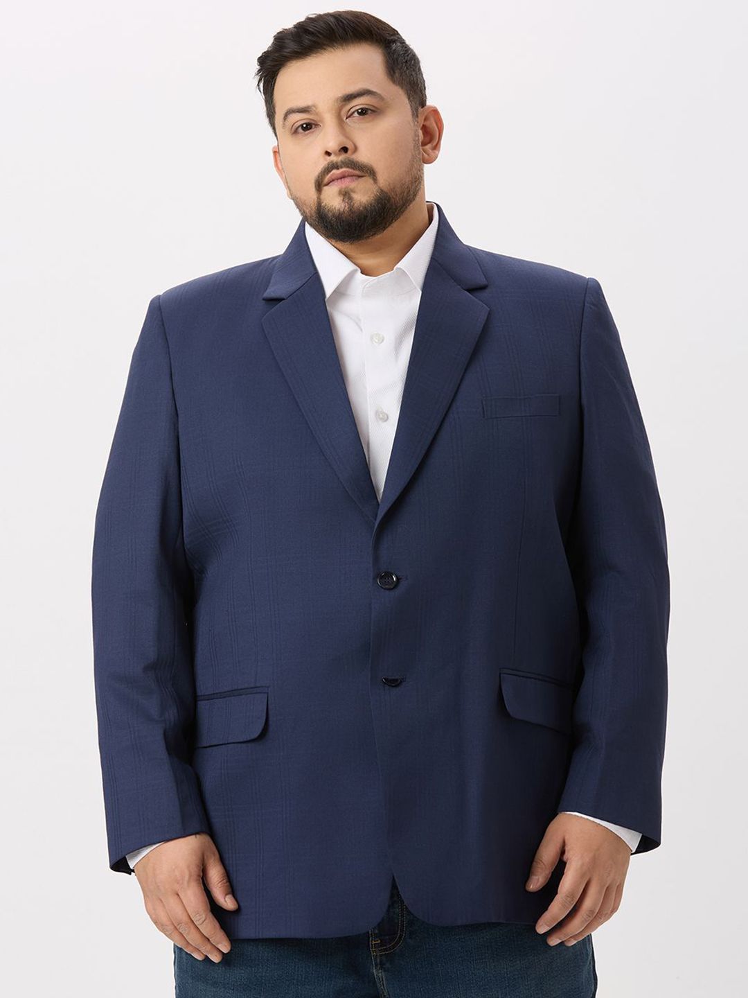 Santonio Men Plus Size Single-Breasted Casual Blazer-picture-57