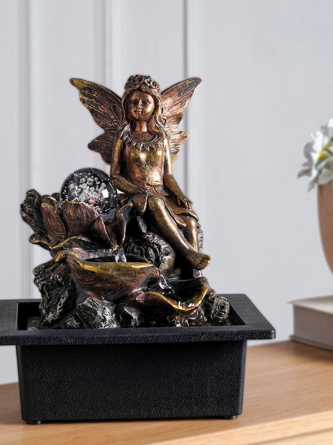 THE ARTMENT Brown & Black Textured Fairy's Whisper Fountain