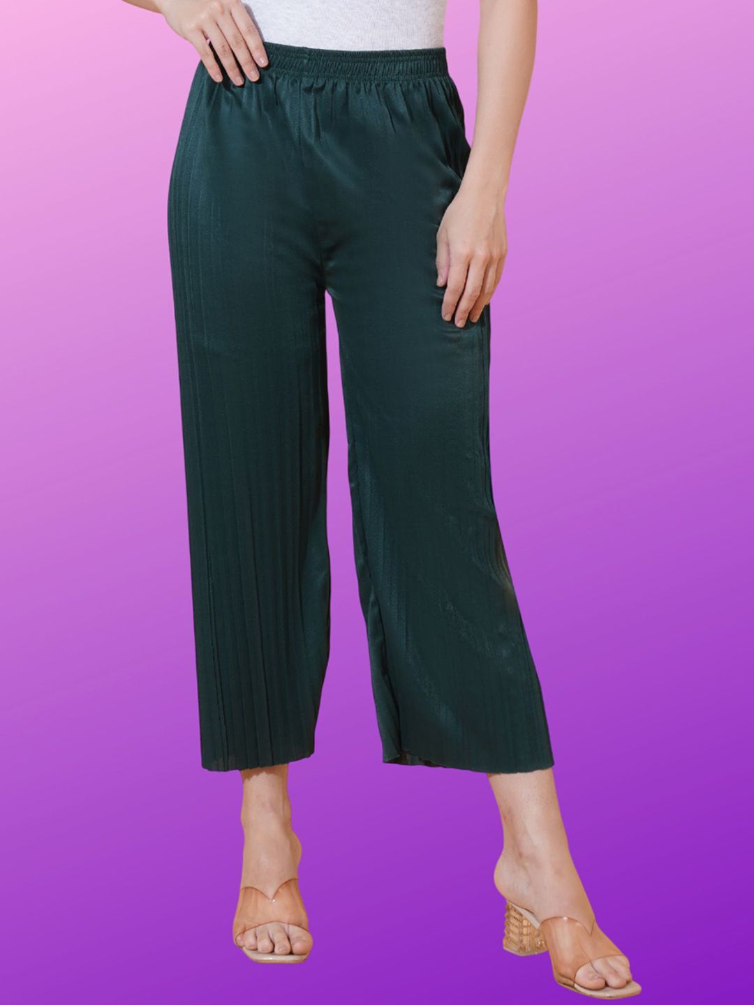 SZN Women Relaxed Relaxed Fit Mid-Rise Trousers-picture-52