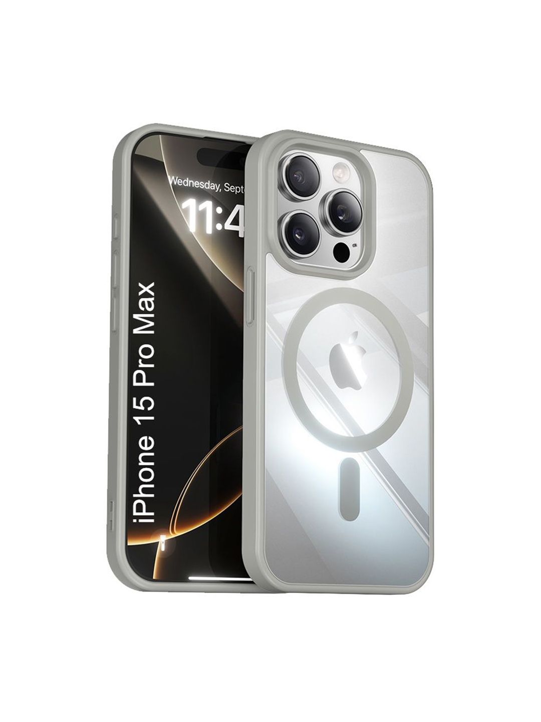 Luxury Kase Solid Printed iPhone 15 Pro Max Back Case Mobile Accessories-picture-36