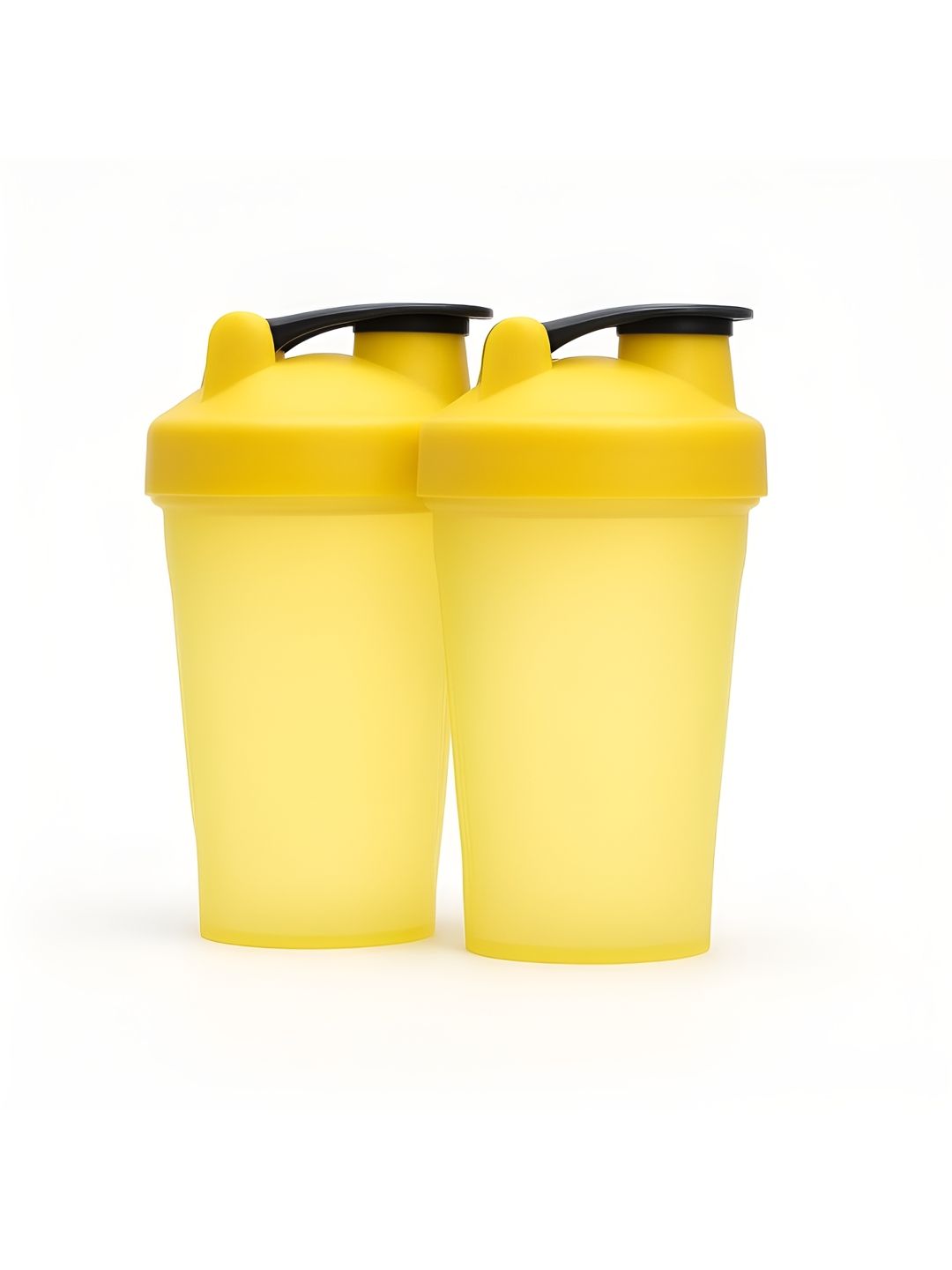 ADRENEX Yellow & Black Set of 2 Plastic Solid Water Bottle-picture-38