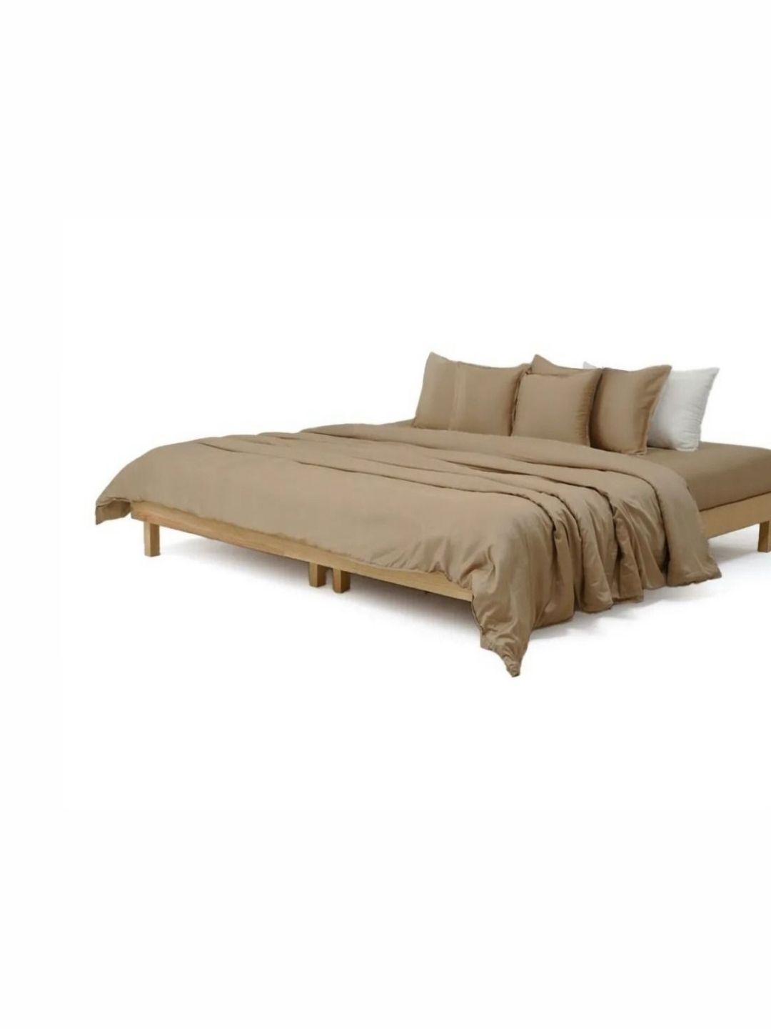 Zarf 8 Piece Grey Solid 8 Piece Double King Superfine Bedding Set-picture-55