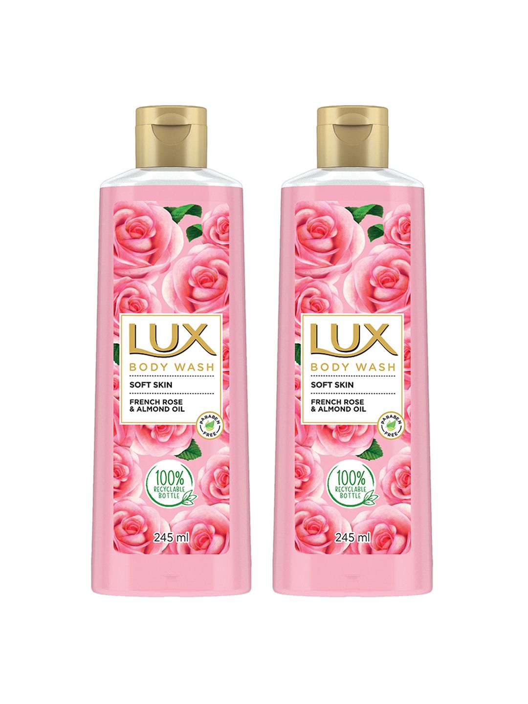 LUX Set Of 2 Soft Skin Body Wash With Almond Oil For Glowing Skin - 245ml Each-picture-5