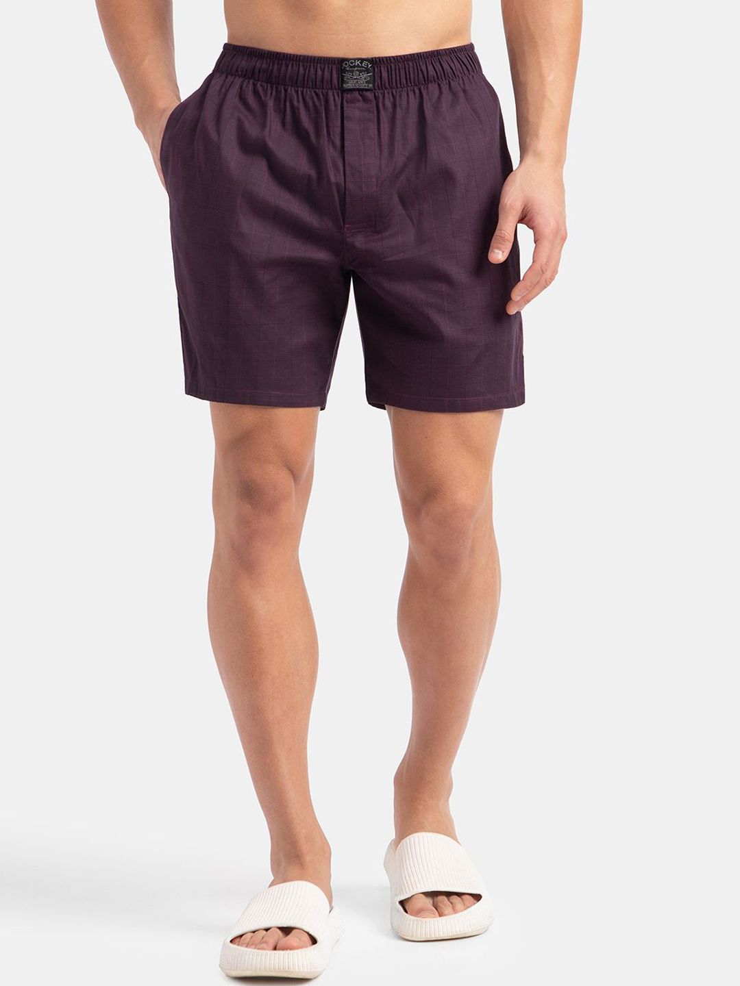 Jockey Tencel Lyocell Cotton Stayfresh Boxer Shorts with Side Pockets - HG18-image-47