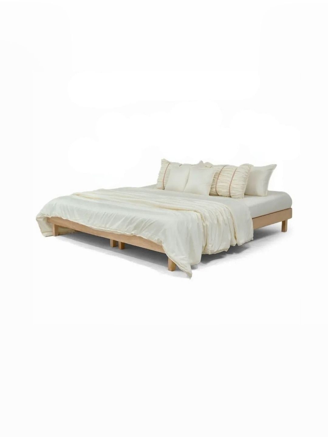 Zarf Off White & White 8 Pieces Double King Superfine Bedding Set-picture-11