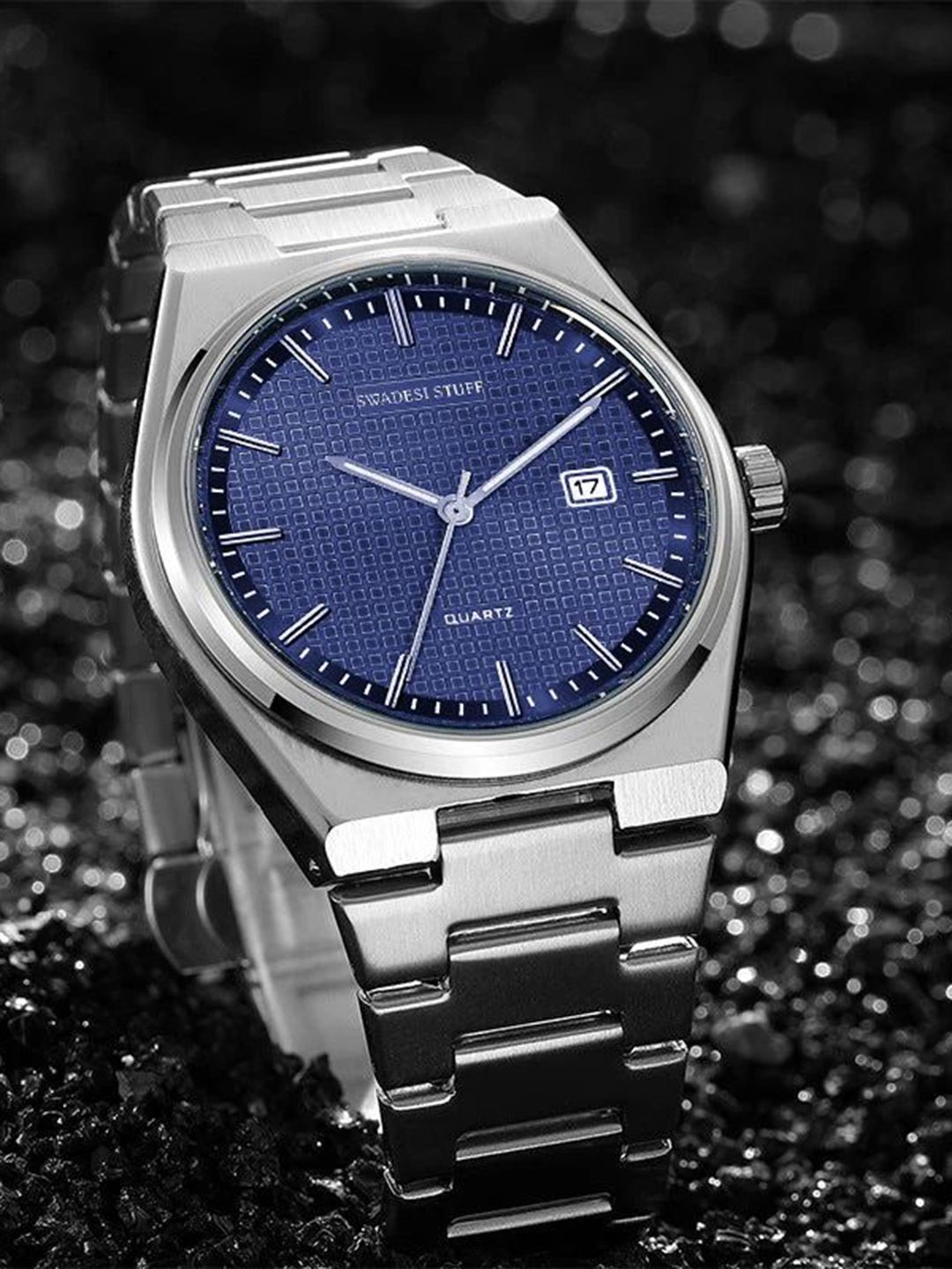 SWADESI STUFF Men Dial & Straps Analogue Watch SDS 151 BLUE 997-picture-34